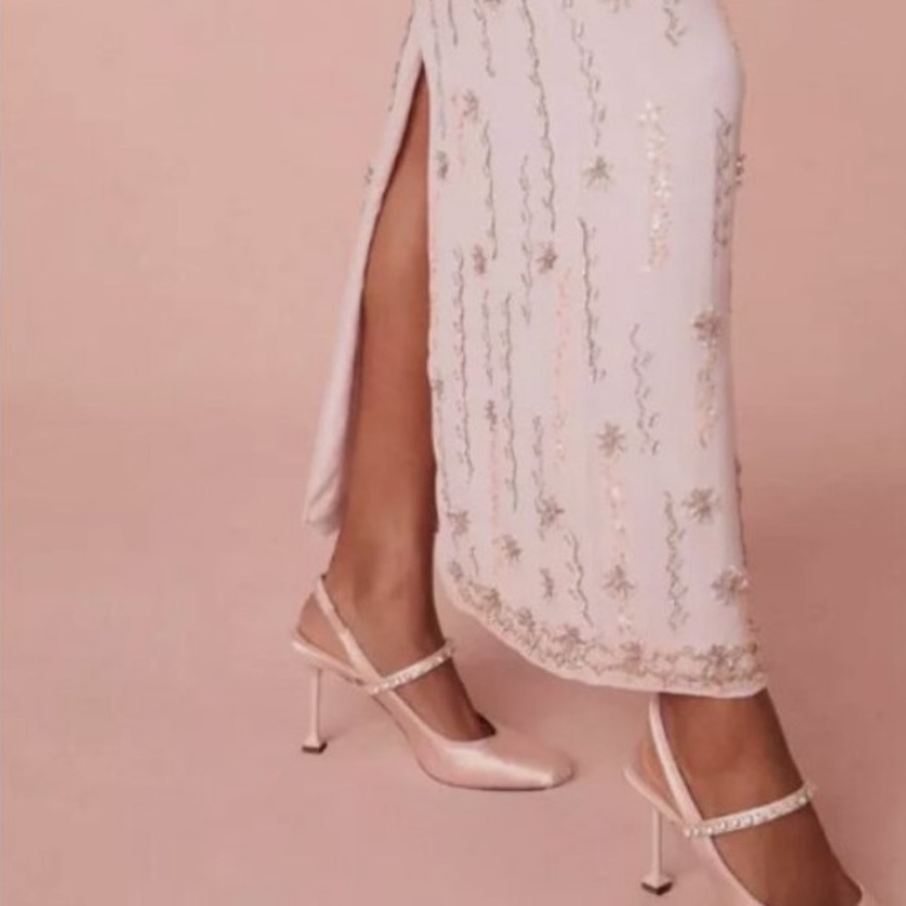 LOVESHACKFANCY Goodall Embellished Midi Skirt - Picture 7 of 15